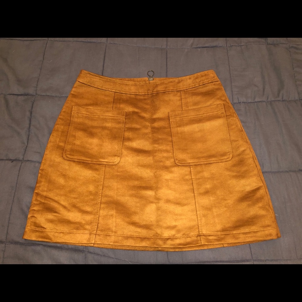 Suede Skirt